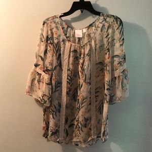 Sheer Lauren Conrad blouse